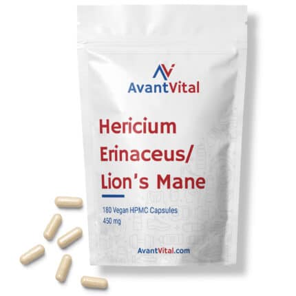 Lion’s Mane – Hericium Erinaceus – 450 mg Paddenstoelen AvantVital 3