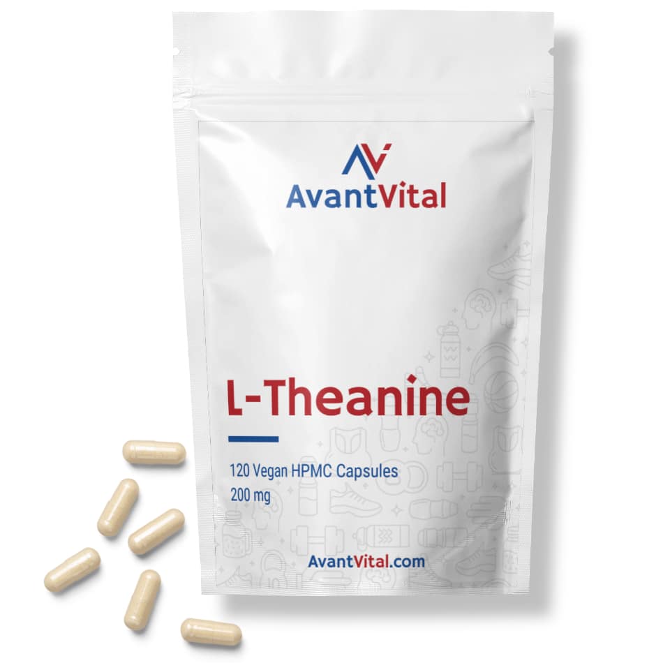 L-Theanine – 200 mg Slapen 3 L-Theanine – 200 mg Slapen AvantVital 3