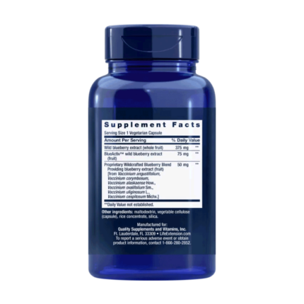 Blauwe Bosbessen Extract Concentratie & Geheugen AvantVital 3