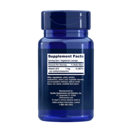 Vitamine B12 Methylcobalamine – 1 mg Vitamines AvantVital 3