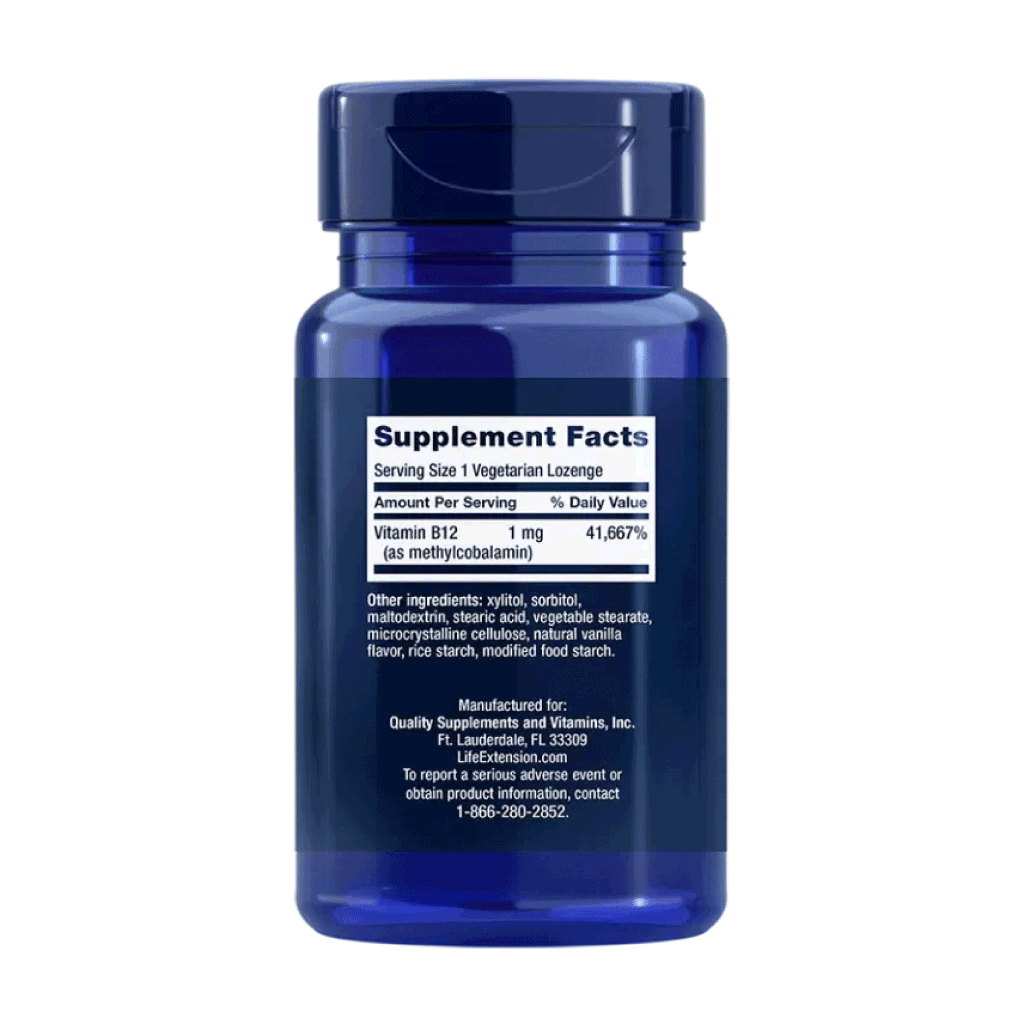 Vitamine B12 Methylcobalamine – 1 mg Vitamines 4 Vitamine B12 Methylcobalamine – 1 mg Vitamines AvantVital 4