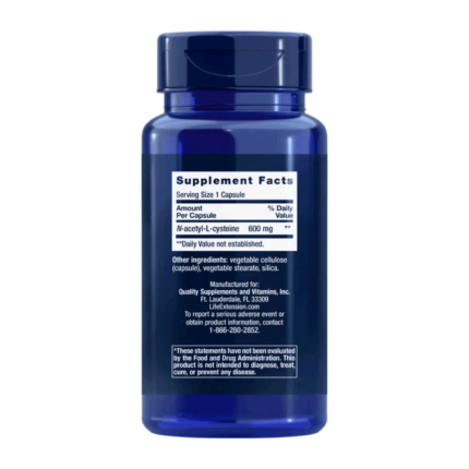 N-Acetyl-L-Cysteine (NAC) – 600 mg Detox & Cleansing AvantVital 3
