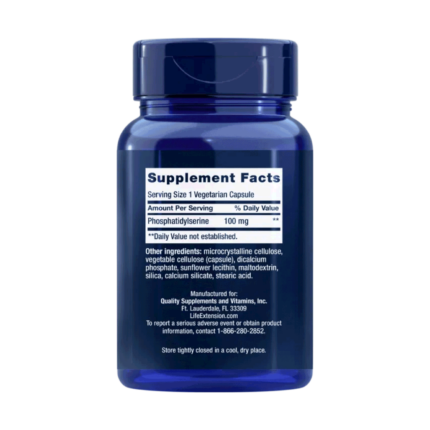 Fosfatidylserine – 100 mg Lipiden AvantVital 3