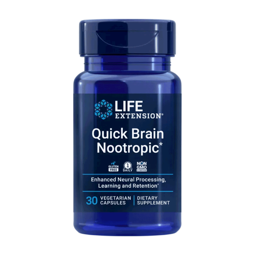 Quick Brain Nootropic Concentratie & Geheugen 3 Quick Brain Nootropic Concentratie & Geheugen AvantVital 3