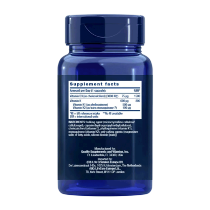 Vitamine D3, Vitamine K1 & K2 Ontstekingsremmend AvantVital 3