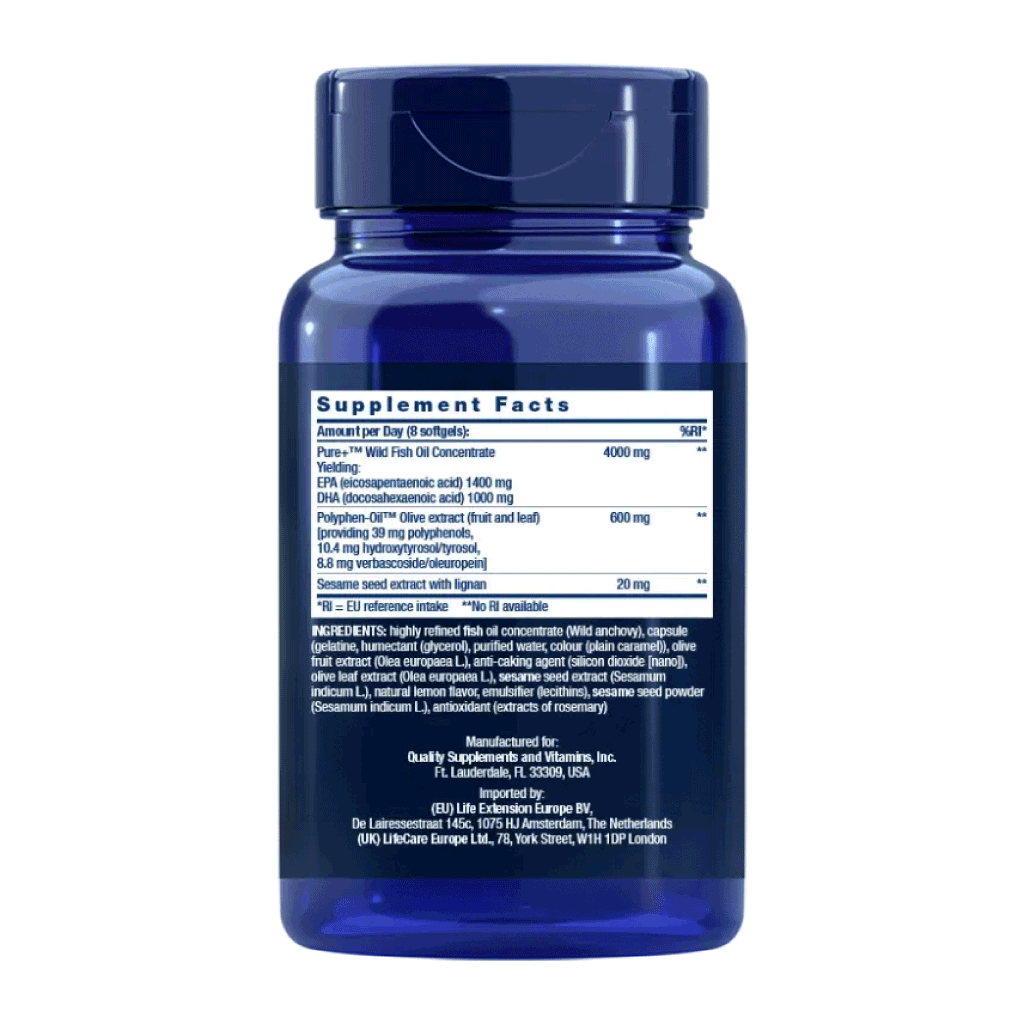 Super Omega-3 EPA/DHA (kleine softgels) Vetzuren AvantVital 4