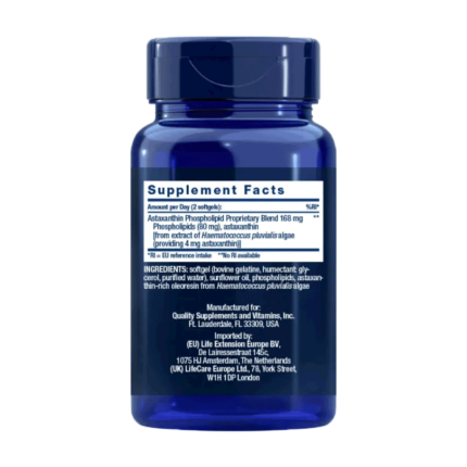 Astaxanthine – 4 mg Antioxidanten AvantVital 3