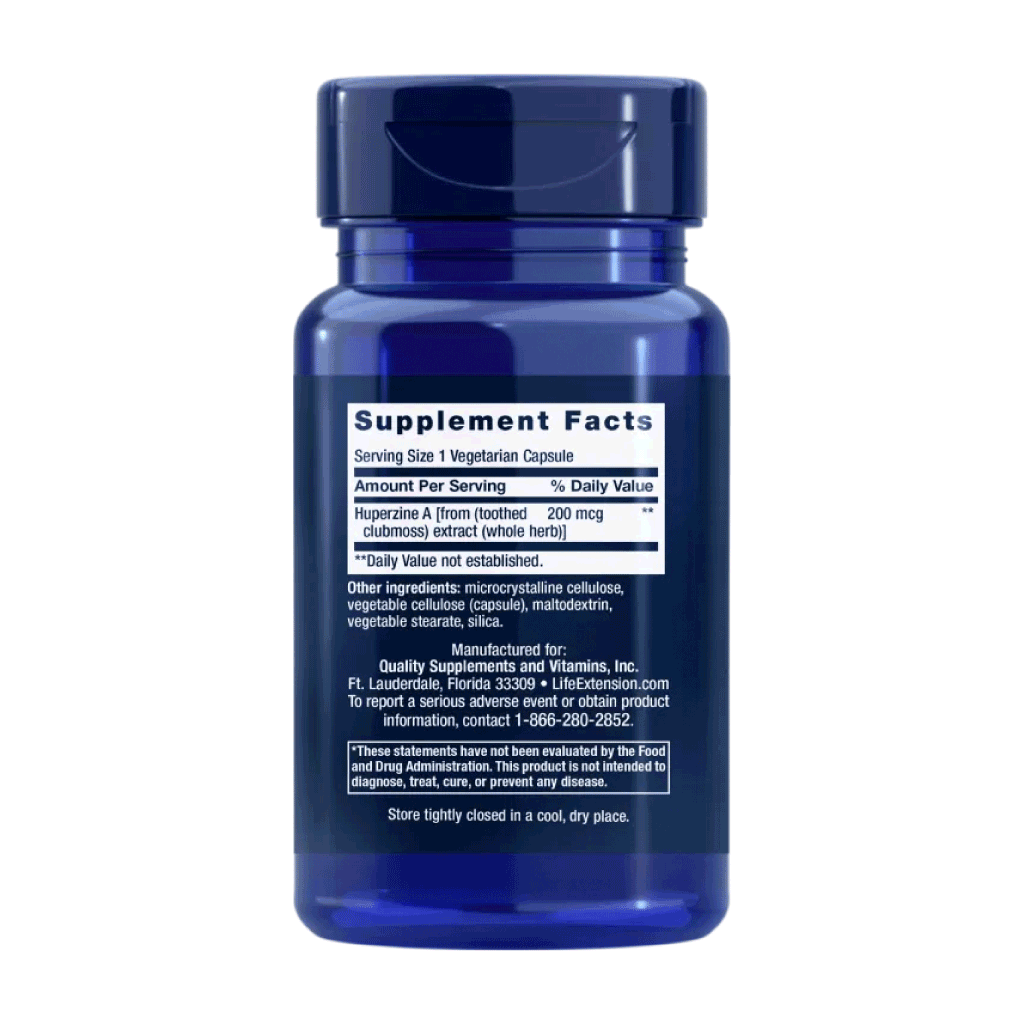 Huperzine A – 200 mcg Botanische extracten 4 Huperzine A – 200 mcg Botanische extracten AvantVital 4