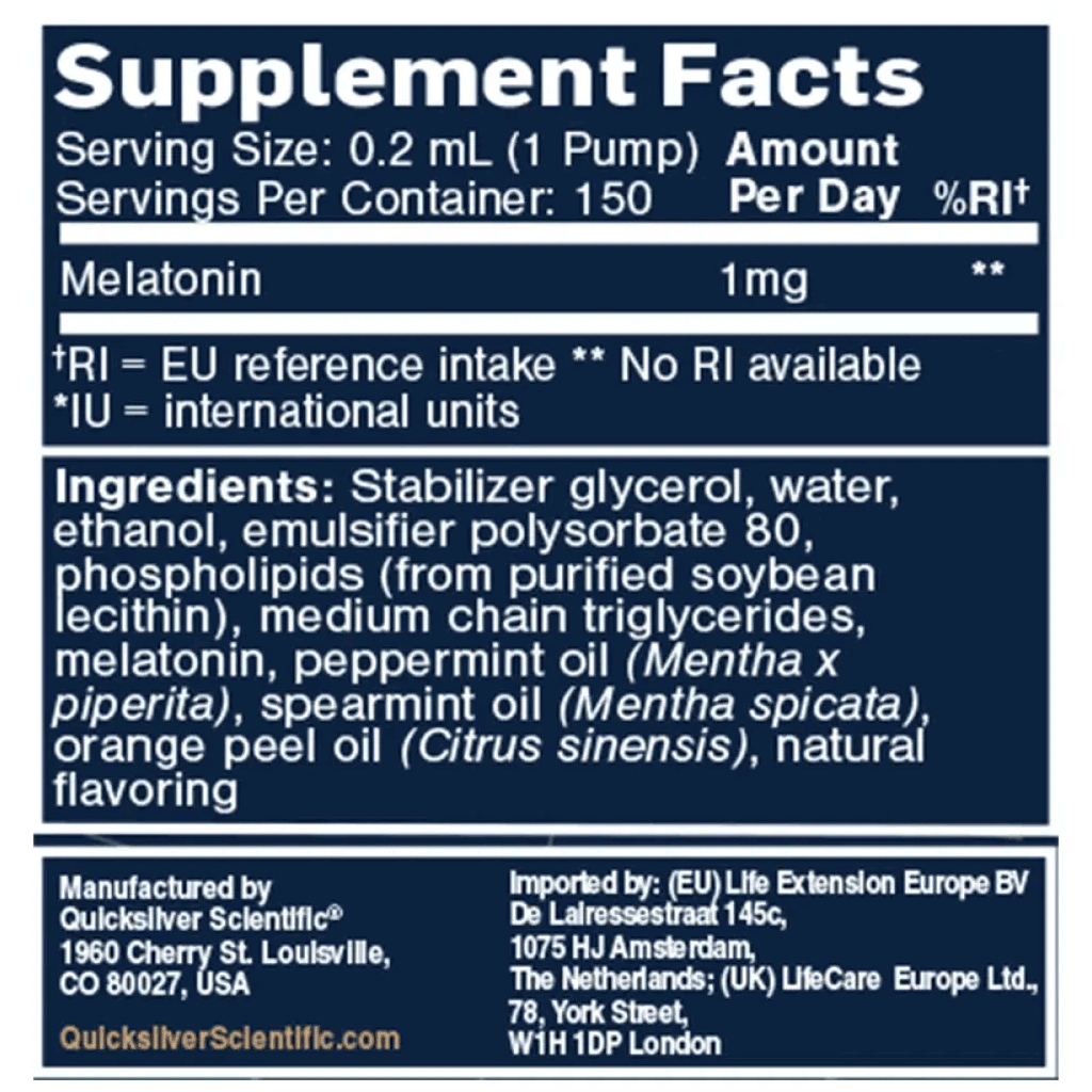 Liposomal Melatonine Quicksilver Scientific 6 Liposomal Melatonine Quicksilver Scientific AvantVital 6
