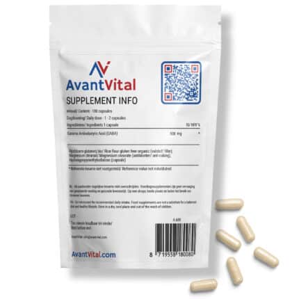 GABA – Gamma Aminobutyric Acid – 500 mg AvantVital AvantVital 3