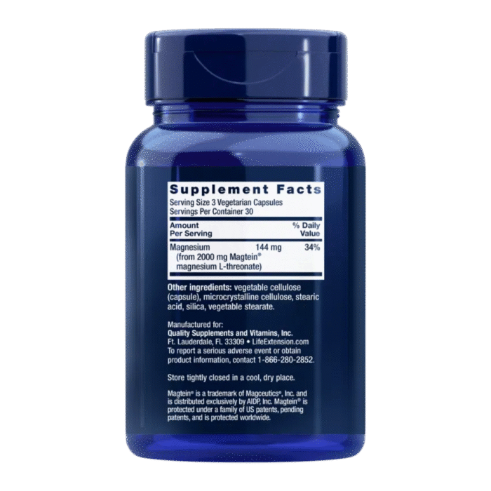 Neuro-Mag® Magnesium L-Threonaat Life Extension AvantVital 4