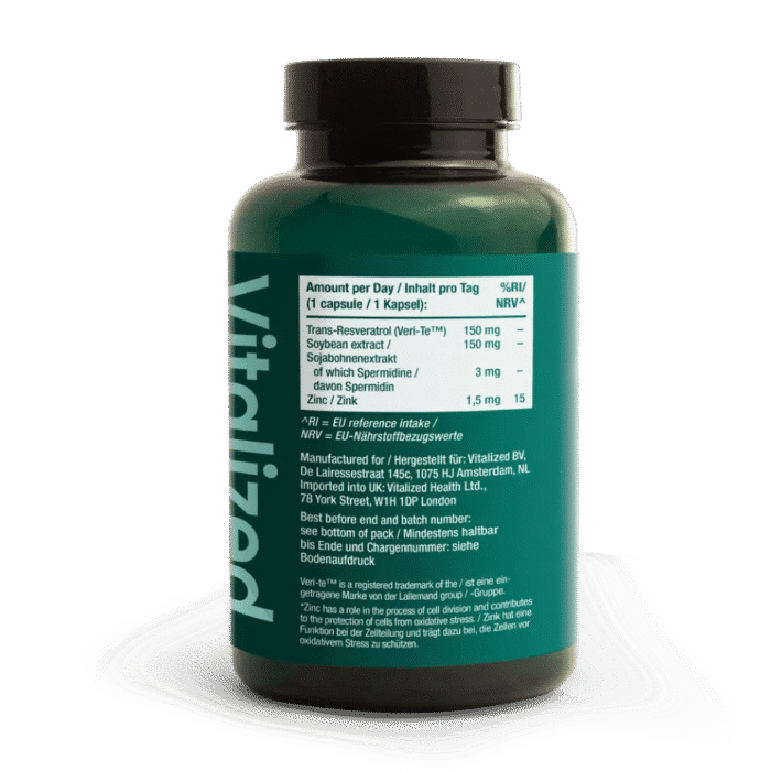 Spermidine & Resveratrol Vitalized AvantVital 5