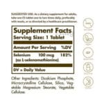 Gistvrij selenium – 100 mcg Nutriënten type AvantVital 6