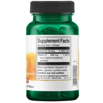 Vitamine E – 400 IE Nutriënten type AvantVital 3