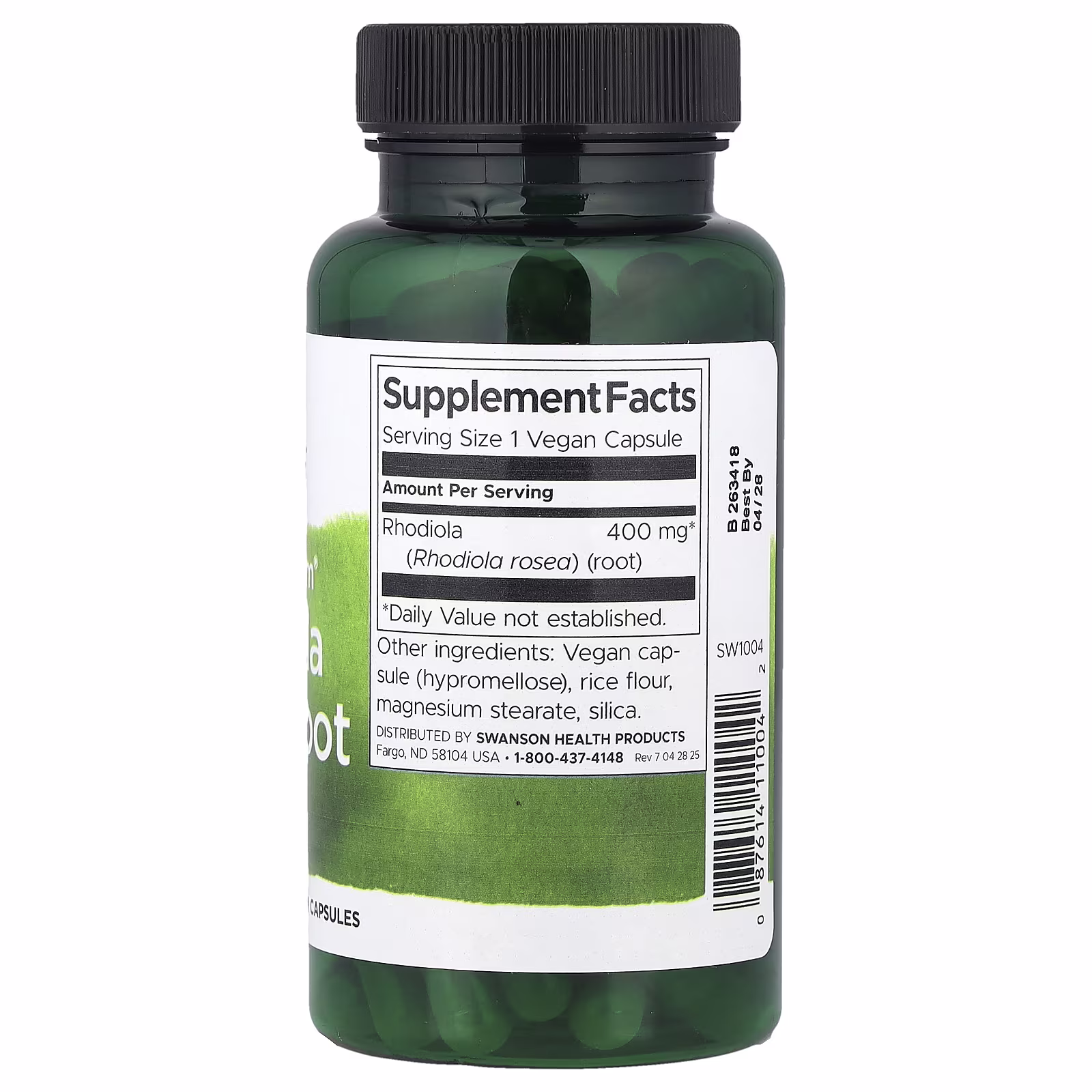 Rhodiola rosea-wortel – 400 mg Nutriënten type AvantVital 3